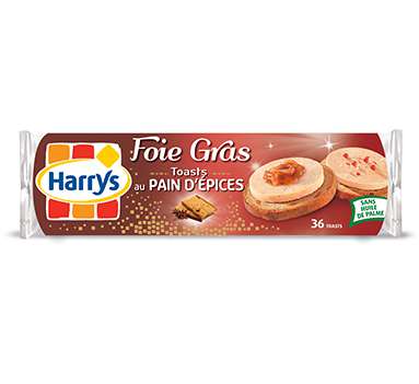 Harrys toast special gingerbread foie gras 280g