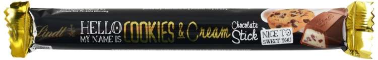 Lindt Hello My name is Cookies & Cream stick 39g