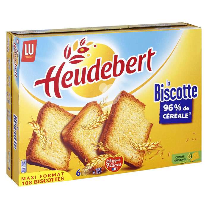 Heudebert Biscottes 108 slices