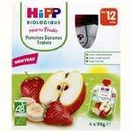Hipp Apple Banana & Strawberry ORGANIC 4x90g from 12 months