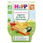 Hipp Market vegetables, Pasta & Chicken 2x220g ORGANIC from 12 months