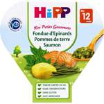 Hipp Spinach fondue, Potatoes & Salmon ORGANIC from 12 months 230g