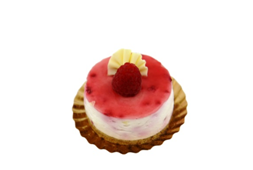 Individual White chocolate & Raspberry cheesecake