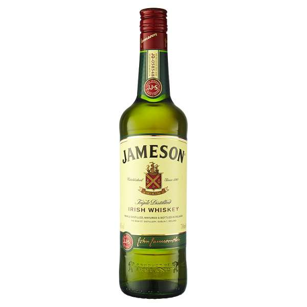 Jameson Triple Distilled Irish Whiskey 70cl