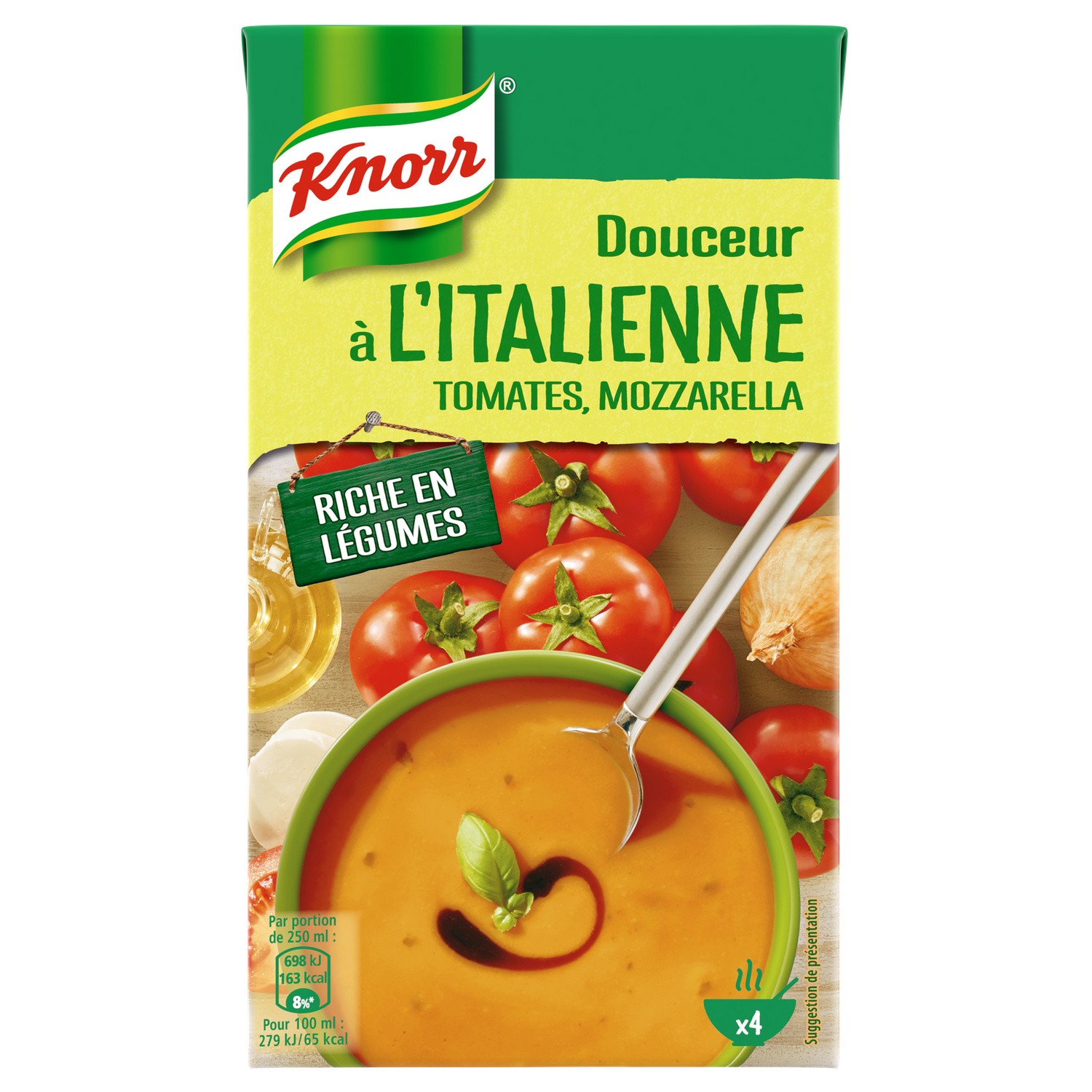 Knorr smooth Italian soup tomato mozzarella • EuropaFoodXB • Buy food