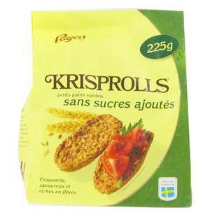 Krisprolls swedish crusty breads no sugar added 225g