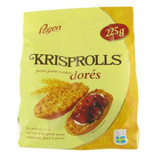 Krisprolls Swedish crusty golden breads 240g