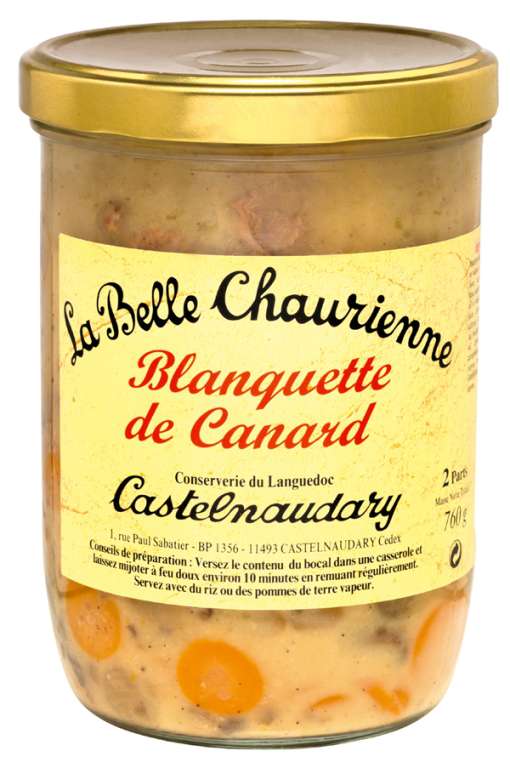 La Belle Chaurienne Duck Blanquette with vegetables 760g