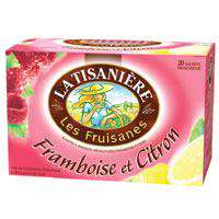La Tisaniere Infusion Raspberry & Lemon x20 tea bags