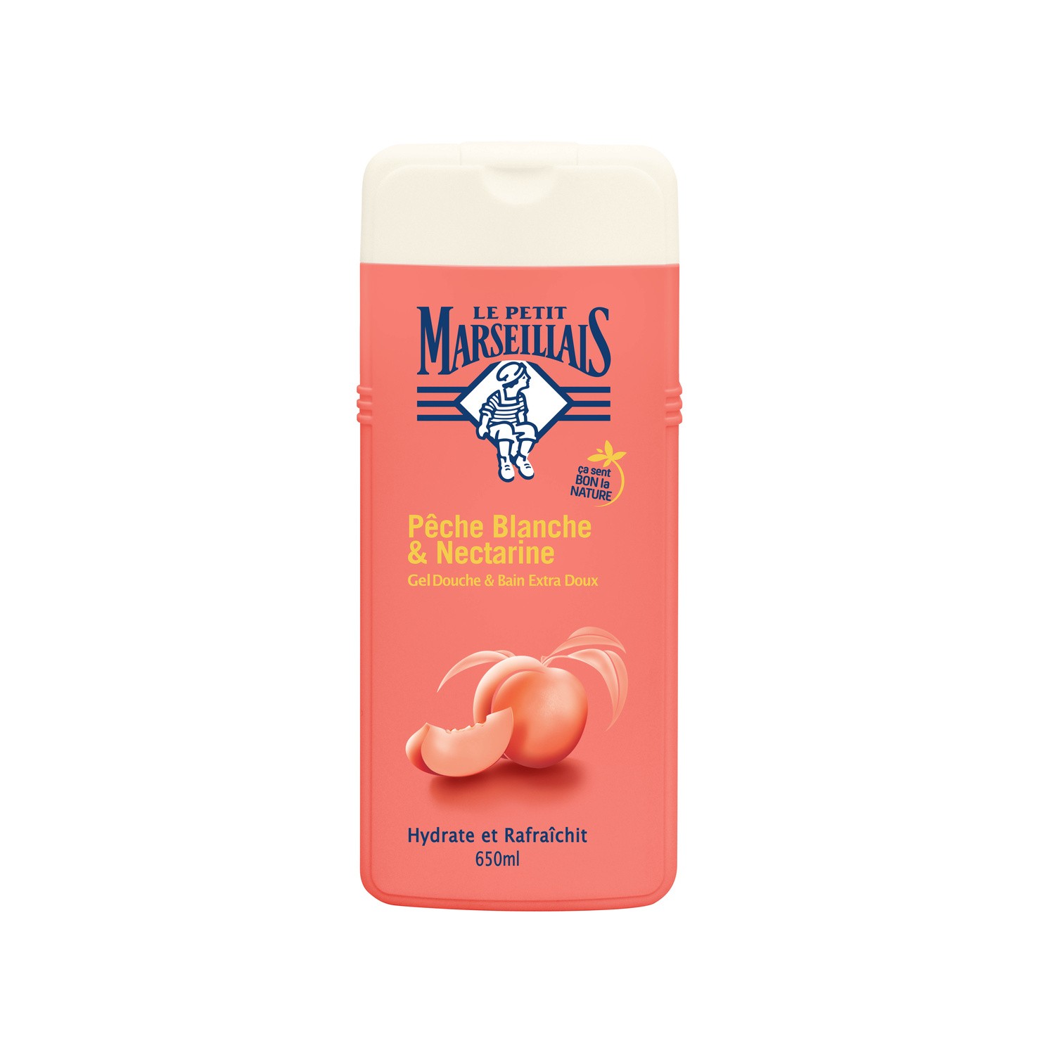 Le Petit Marseillais Shower gel & White Peach Nectarine 650ml