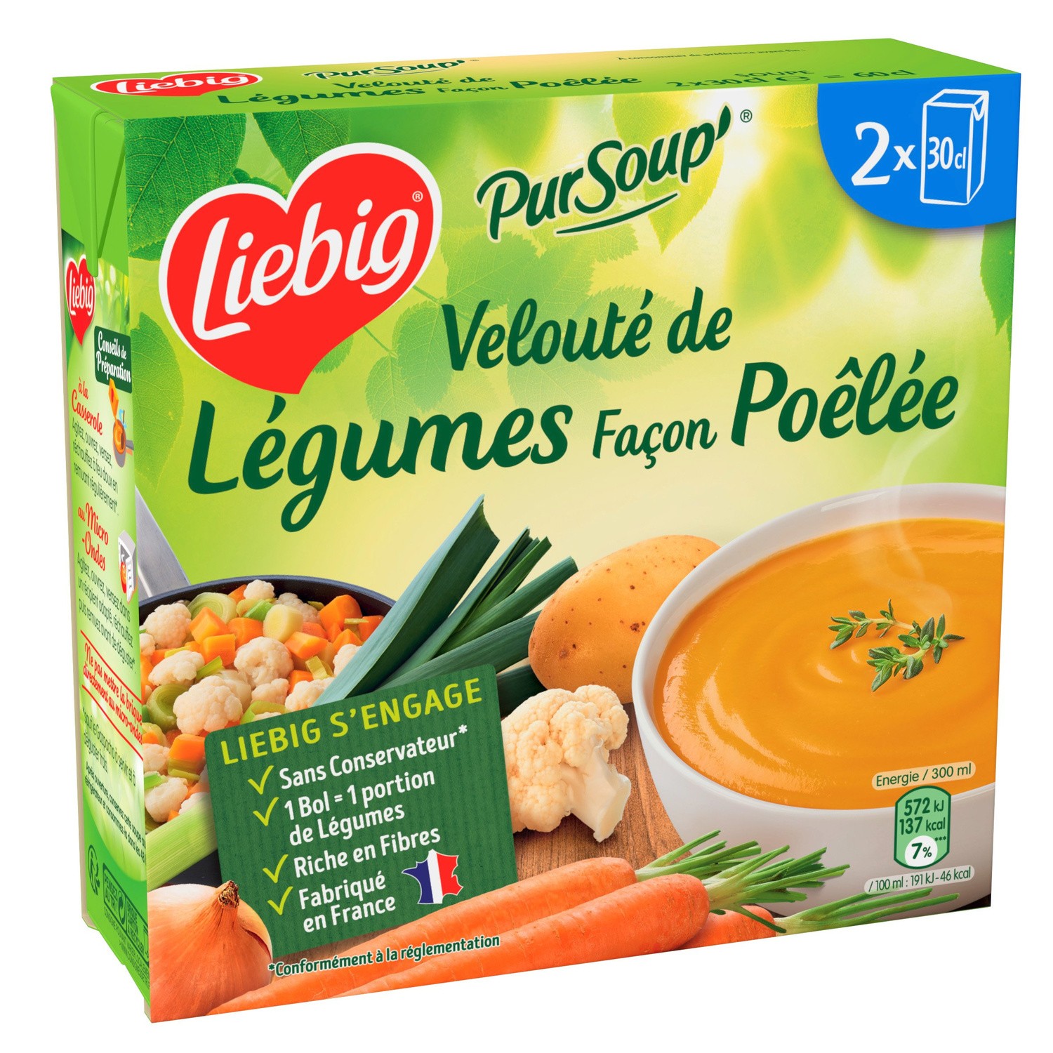 Liebig Veloute of stoved vegetables soup 2x30cl • EuropaFoodXB • Buy ...