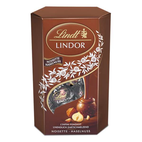 Lindt Lindor Hazelnut Cornet • EuropaFoodXB • Buy food online from ...