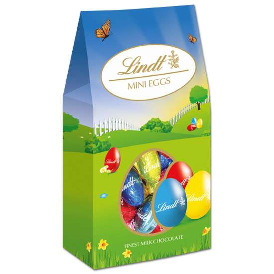 Lindt Solid Mini Eggs Canister 200g