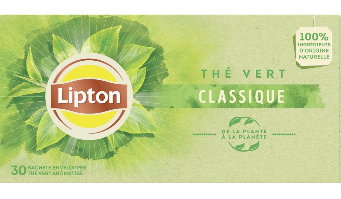 Lipton Pure Nature Green tea x30 sachets 40g