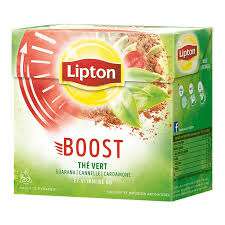 Lipton BOOST Green tea Cinnamon and Cardamon x 20 sachets