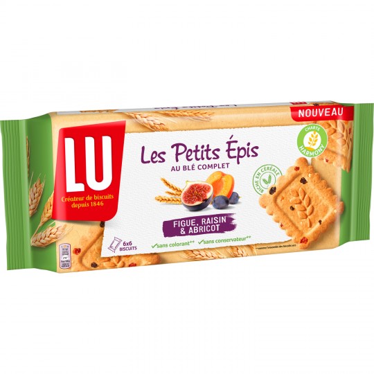 LU Les Petits Epis Fig, Raisin, Apricot  300g