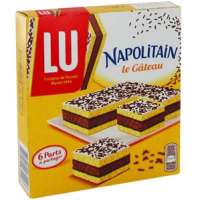 LU Napolitain chocolate cake classic 6'S 200g