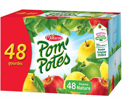 Materne Pom potes Plain apple pouch 48x90g