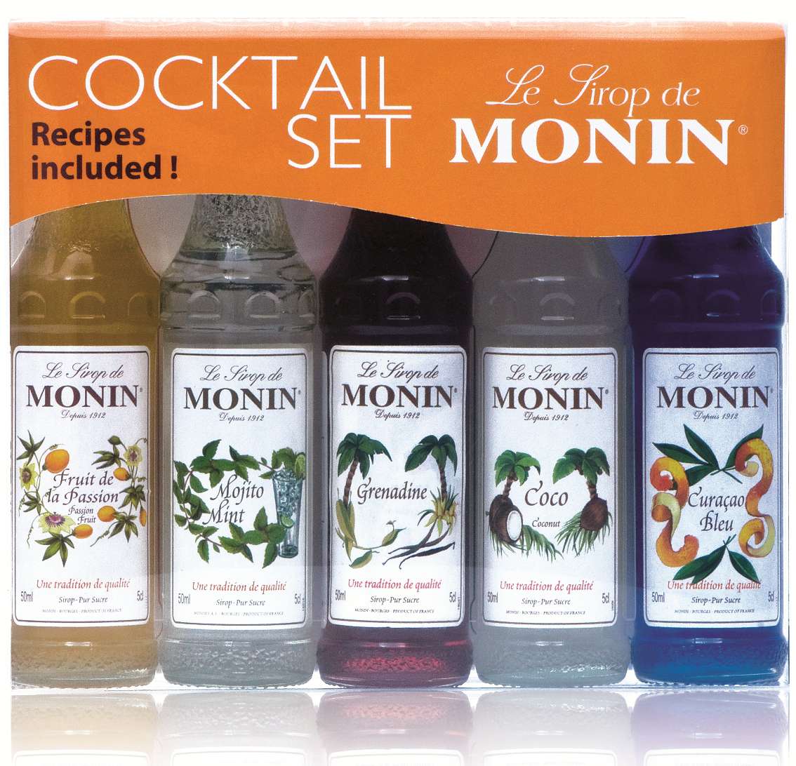 Monin Cocktail Gift Set 5x5cl