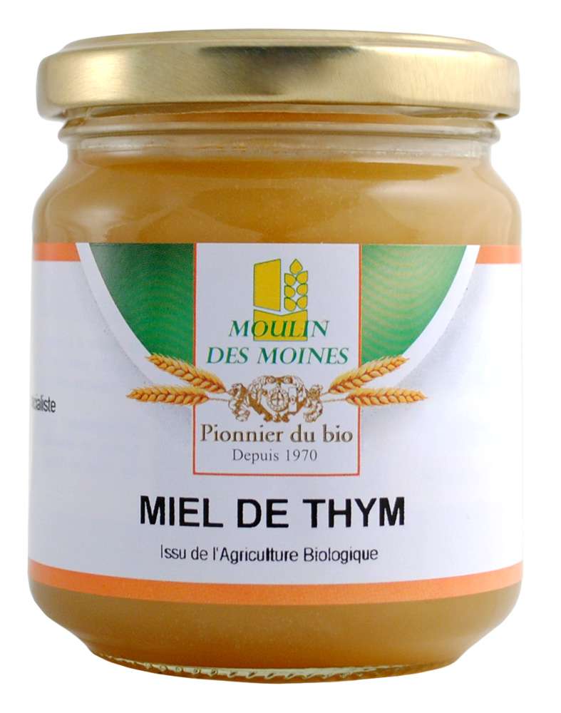 Moulin des Moines Organic Thyme Honey 250g