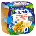 Nestle Naturnes 7 vegetables evening puree 2x200g from 8 months