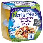Nestle Naturnes Aubergines, Tomatoes & Pasta 2x200g from 8 months