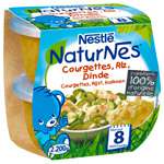 Nestle Naturnes Courgettes, Rice & Turkey 2x200g from 8 months