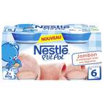 Nestle P'tit Pot with Ham 2x80g from 6 months