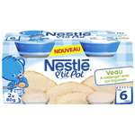Nestle P'tit Pot with Veal 2x80g from 6 months