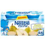 Nestle P'tit pots pear 2x80g from 4 months