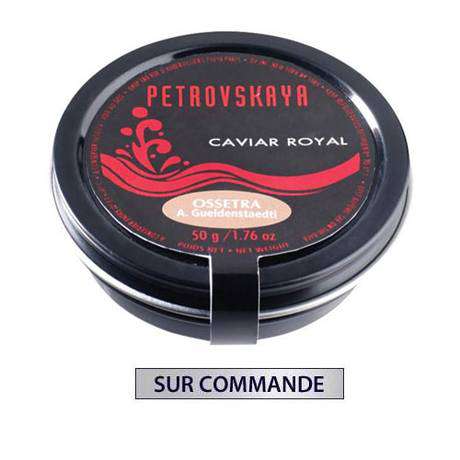 Ossetra caviar (sturgeon roe) Petrovskaya 50g