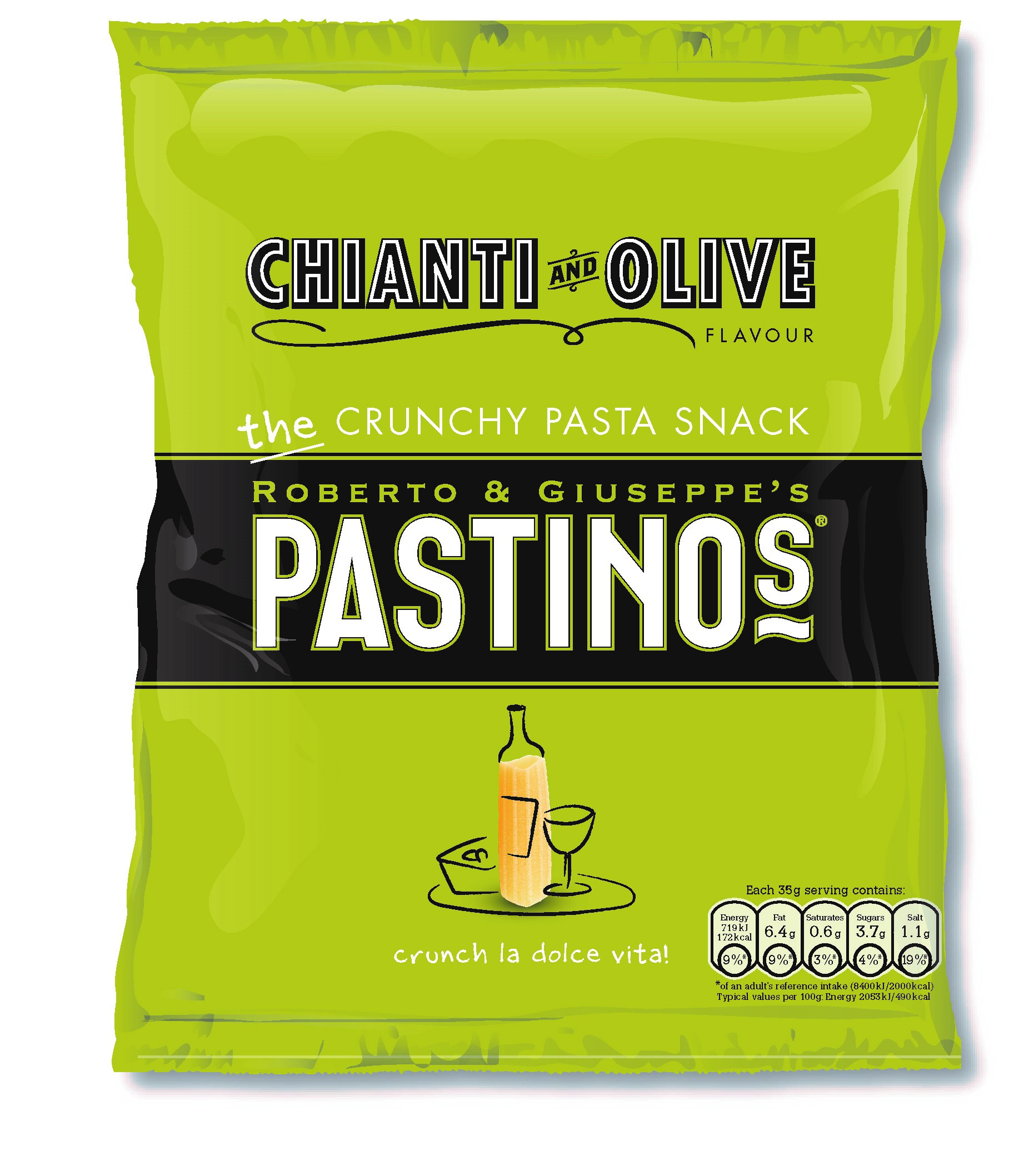 Pastino Pasta Crisp Chianti & Olive 35g