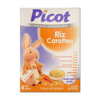 Picot Rice & Carrots Cereal 200g