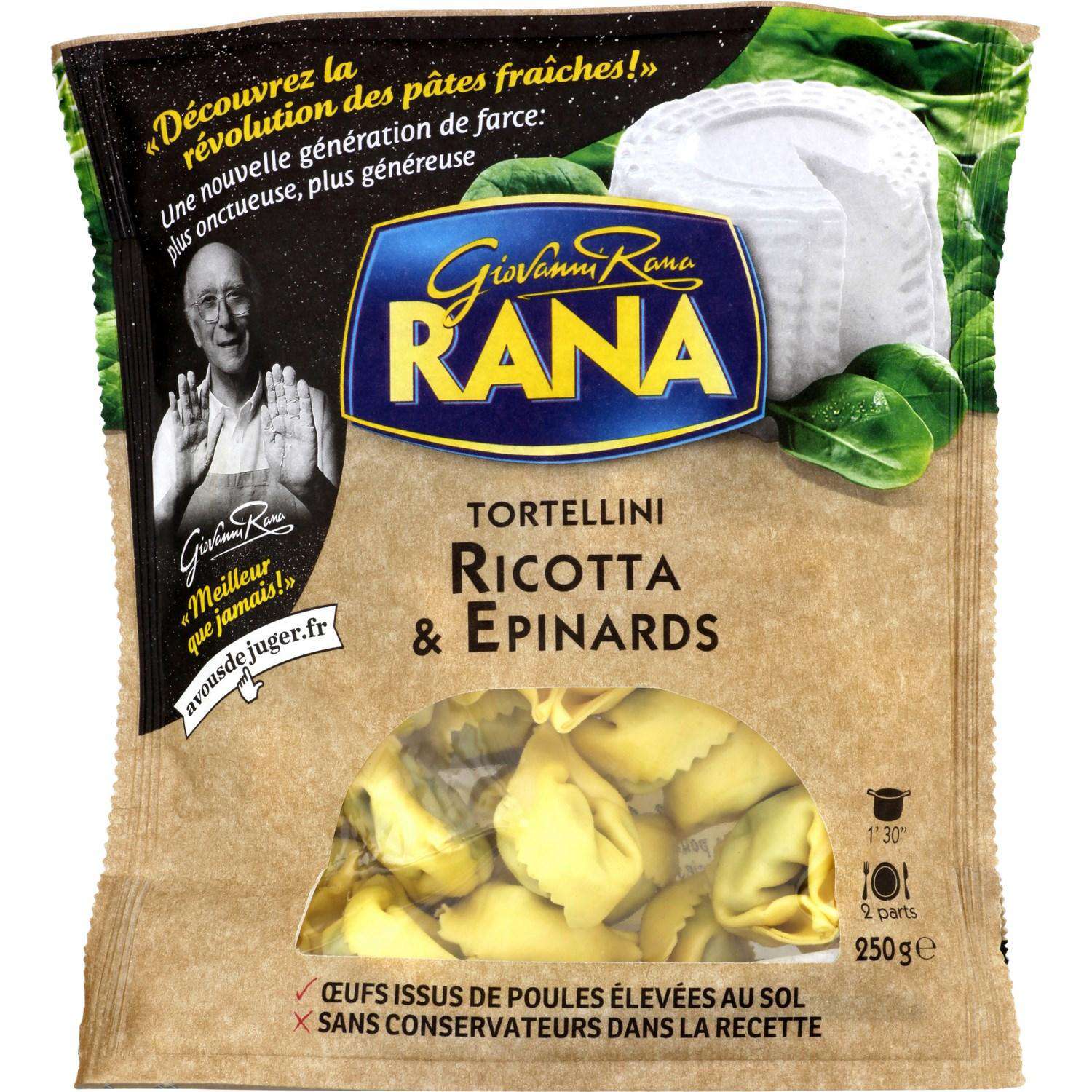 Rana Fresh Pasta Tortellini with Ricotta cheese & Spinach