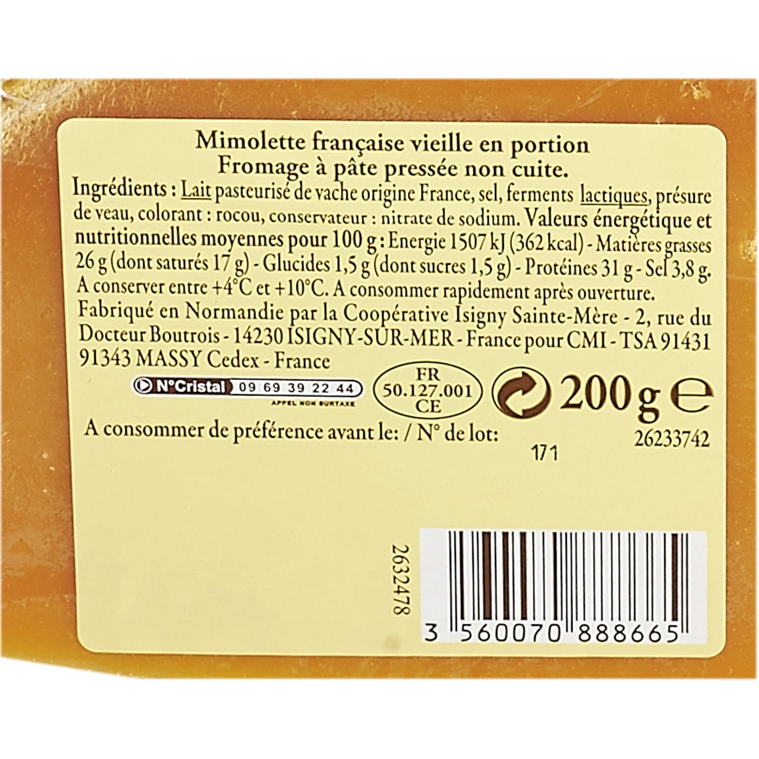 Reflets de France Mimolette 200g