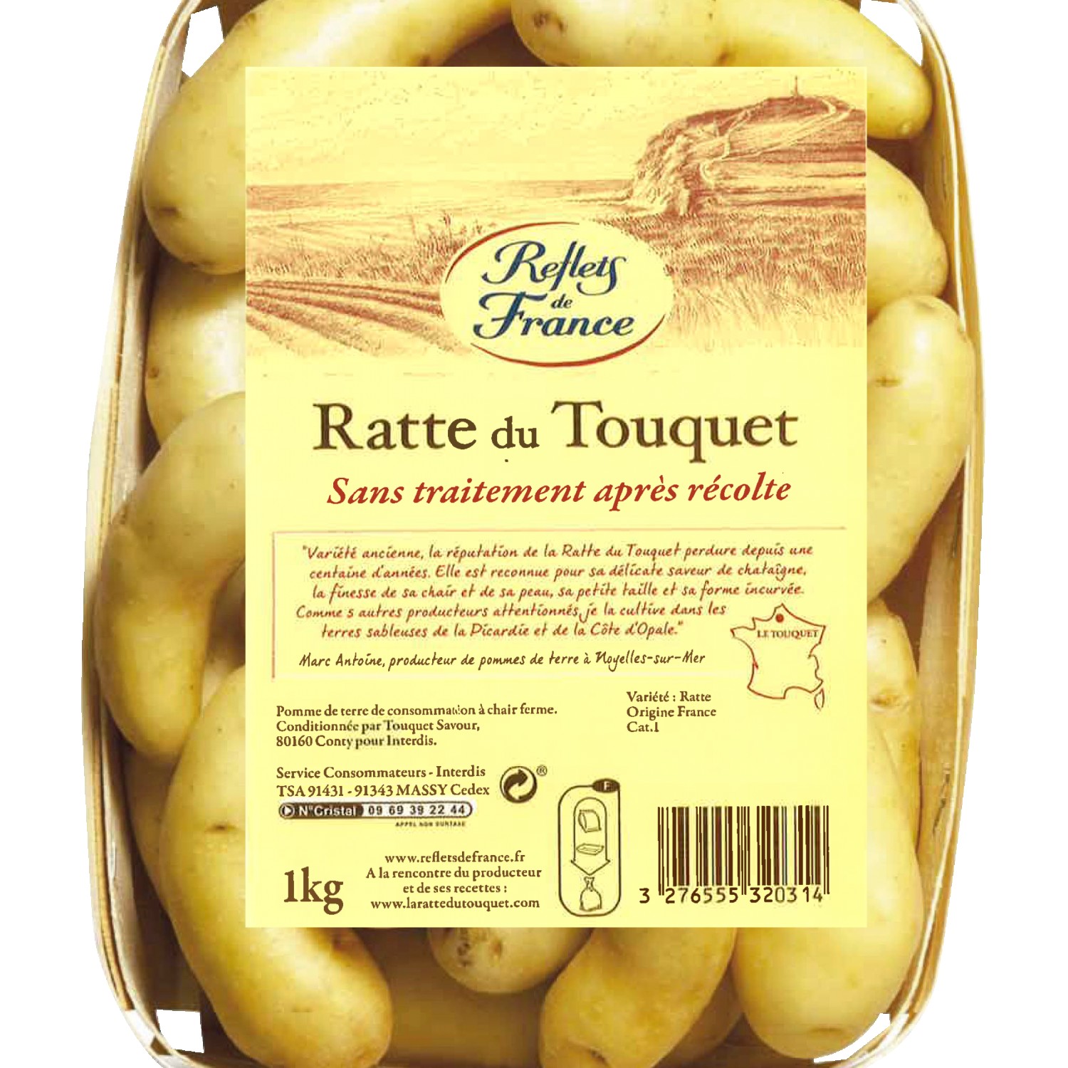 Reflets de France Ratte Potatoes 1kg