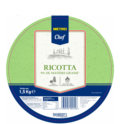 Ricotta Ball 11% MG 1.5kg