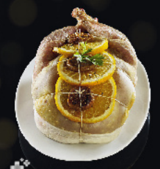  Stuffed guinea fowl with foie gras and figs 1.2kg