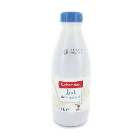 Rochambeau Semi skimmed milk UHT 6x1L