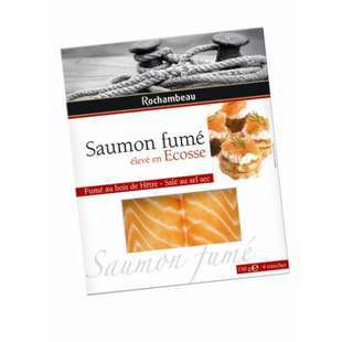 Rochambeau Smoked Salmon from Scotland x4 slices 150g