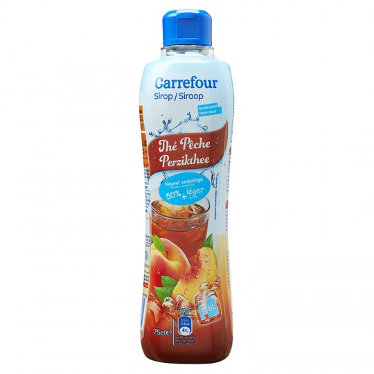 Carrefour Tea Peach cordial 75cl