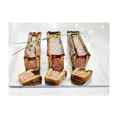 Roland Monterrat Duck and green peppercorn pate baked in shortcrust pastry 450g