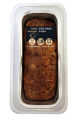 Guyader Foie Gras & Figs cake to share 260g
