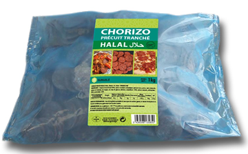 Sliced Chorizo Halal Oriental Viandes 1kg