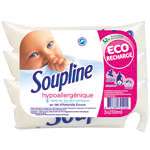 Soupline fabric softener hypoallergenic 3x200ml refill
