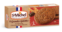 St Michel Grande Galette Chocolate butter biscuits 150g
