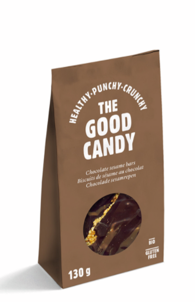 The Good Candy Chocolate Sesame bars 100g