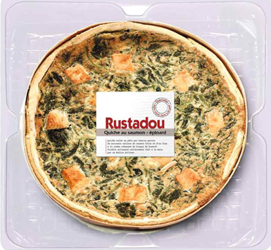 Traditional Salmon And Spinach Quiche (+/-2.8kg)